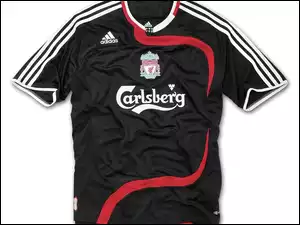 Koszulka, Logo, Liverpool, Czarny