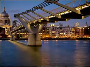 Most, Budynki, Rzeka, Miasto