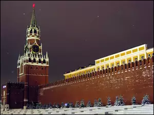 Spasska, Rosja, Kreml, Moskwa, Wieża