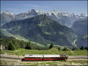 Szwajcaria, Elektryczny, Góry, Pociąg