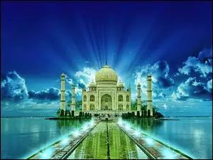Światło, Taj Mahal