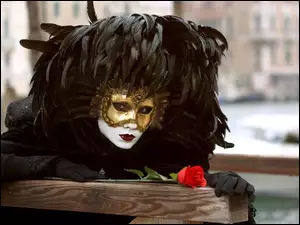 Róża, Kobieta, Maska