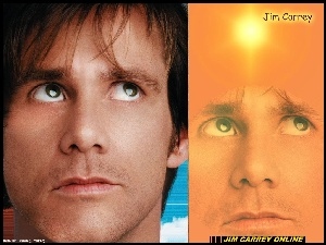 Jim Carrey, ciemne oczy