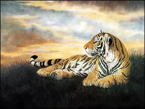 Rysunek, Tygrysa