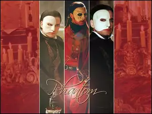 Phantom Of The Opera, Maska, Gerard Butler, Świece