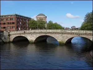Irlandia, Most, Dom, Rzeka, Dublin