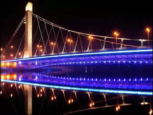 Światła, Most, Noc