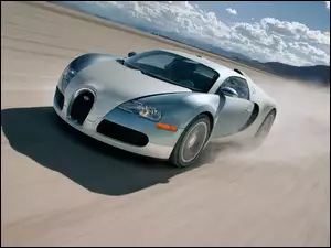 Srebrne, Prędkość, Bugatti Veyron, Pełna