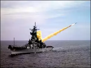 Rakiety, USS New Jersey, Tomahawk, Pancernik