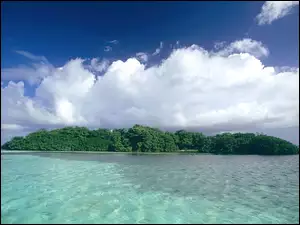 Chmura, Wyspa, Morze