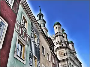 Poznań, Stary Rynek, Ratusz, Kamienice
