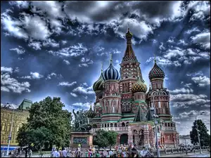 Rosja, Cerkiew Wasyla Błogosławionego, Moskwa