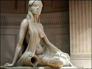 Posąg, Dzban, Młodej, Kobiety