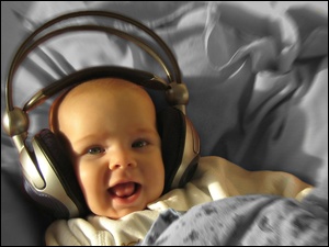 Muzyka, Dziecko, Słuchawki
