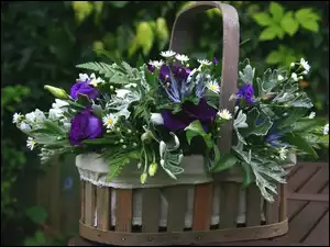 Koszyk, Bukiet, Kwiatów