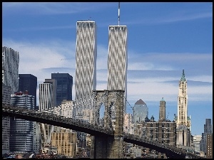 Most, Manhattan, Bliźniacze Wieże, Nowy Jork