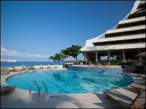 Hotel, Hawaje, Basen, Ocean