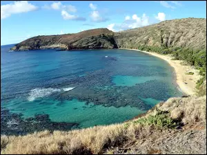 Morze, Hawaje, Zatoka, Oahu