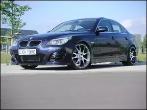 Chodnik, Granatowy, BMW 5, Metalik, E60