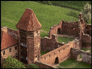 Malbork, Ruiny, Zamku