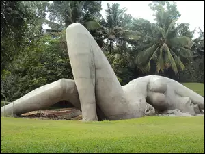 Indie, Posąg, Park