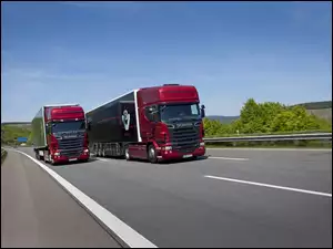 Scania R730, Droga