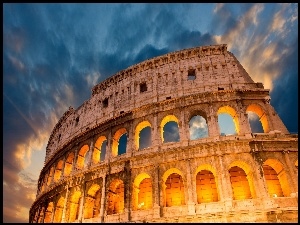 Słońca, Koloseum, Zachód