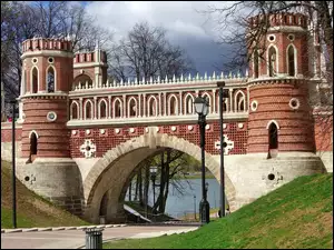Rosja, Zabytkowy, Rzeka, Most, St. Petersburg