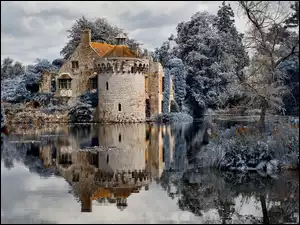 Zamek, Anglia, Scotney, Kent