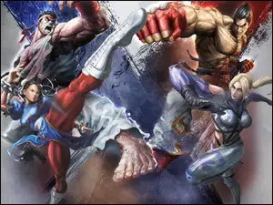 Kazuya Mishima, Street Fighter X Tekken, Chun-Li, Ryu, Nina Williams