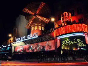 Francja, Moulin Rouge, Paryż