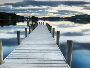 Niebo, Molo, Jezioro
