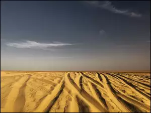 Niebo, Sahara, Piasek, Pustynia