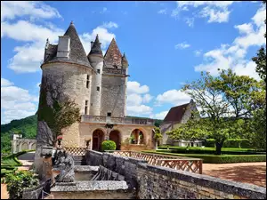 Francja, Zamek, Chateau des Milandes