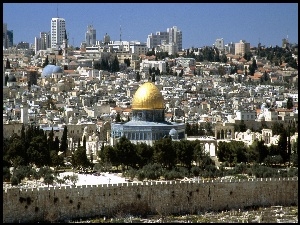 Izrael, Meczet na skale, Jerozolima, Miasto