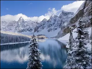 Śnieg, Góry, Jezioro
