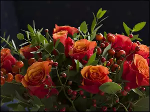 Róże, Kwiaty, Bukiet