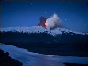 Gwiazdy, Wulkan, Erupcja