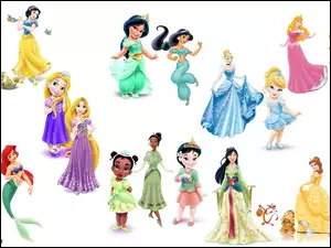 Bajka, Jasmina, Dla dzieci, Disney, Śnieżka, Księżniczki, Kopciuszek, Ariel, Mulan