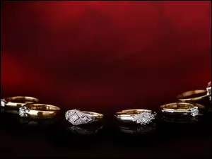 Pierścionki, Biżuteria, Złote