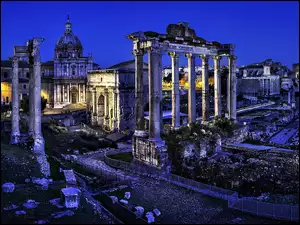 Włochy, Ruiny, Rzym, Bazylika