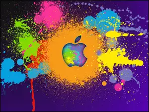 Graffiti, Logo, Apple