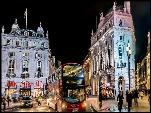 Miasto, Anglia, Noc, Londyn