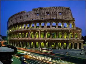 Oświetlenie, Koloseum, Rzym