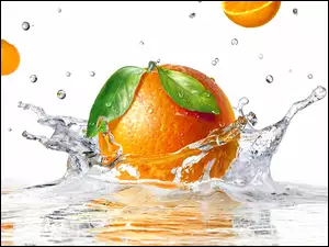Woda, Pomarańcza