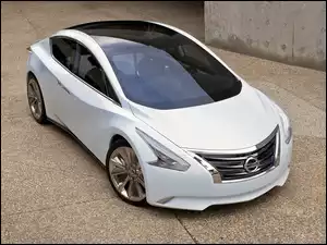 Nissan, Prototyp, Samochód, Biały