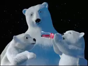 niedźwiadki, Boże Narodzenie, Coca Cola
