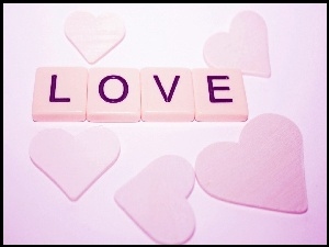 Love, Walentynki, Serca, Miłosne