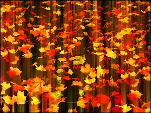 Tekstura, Jesień, Opadające Liście