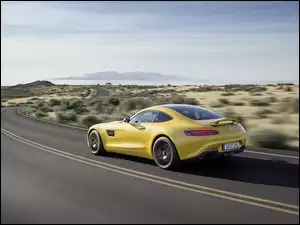 Żółty, GT, Mercedes, AMG